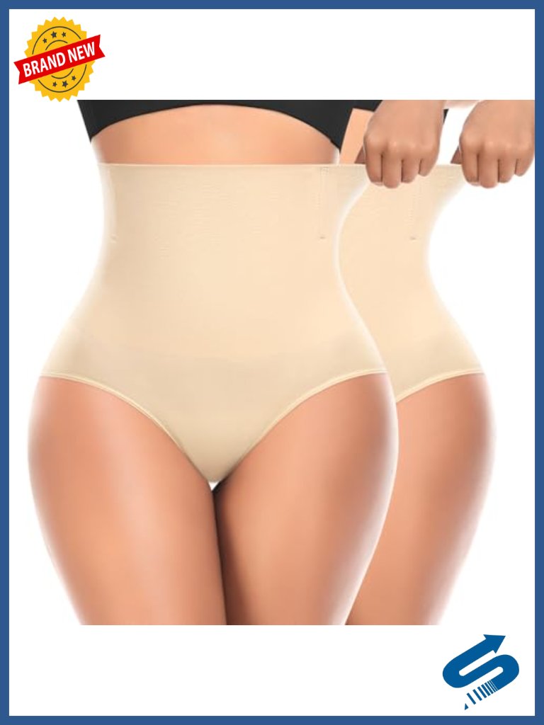 High Waisted Tummy Control Shapewear Panties Body Shaper Briefs